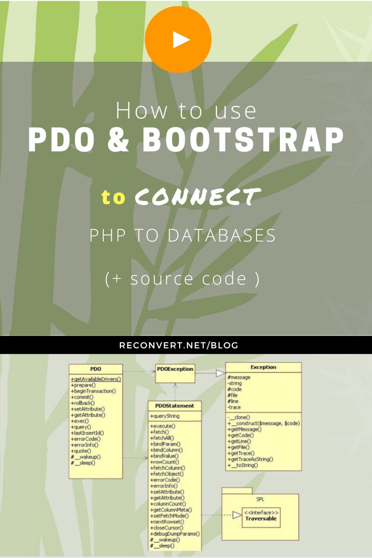 How to use PDO to connect PHP to databases
